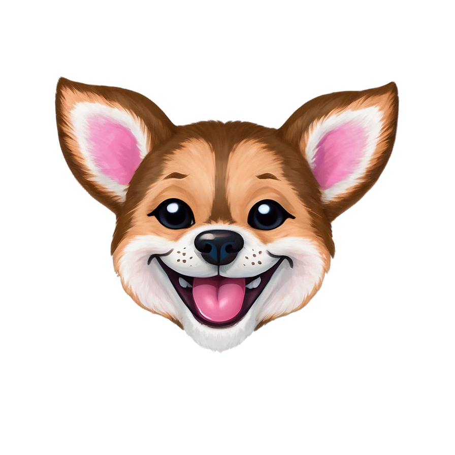 Grinning Small Dog Emoji Png Nlp PNG image