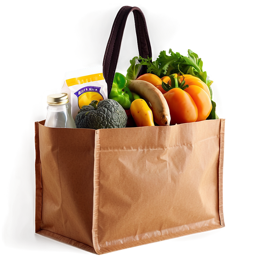 Grocery Shopping Bag Png 06132024 PNG image