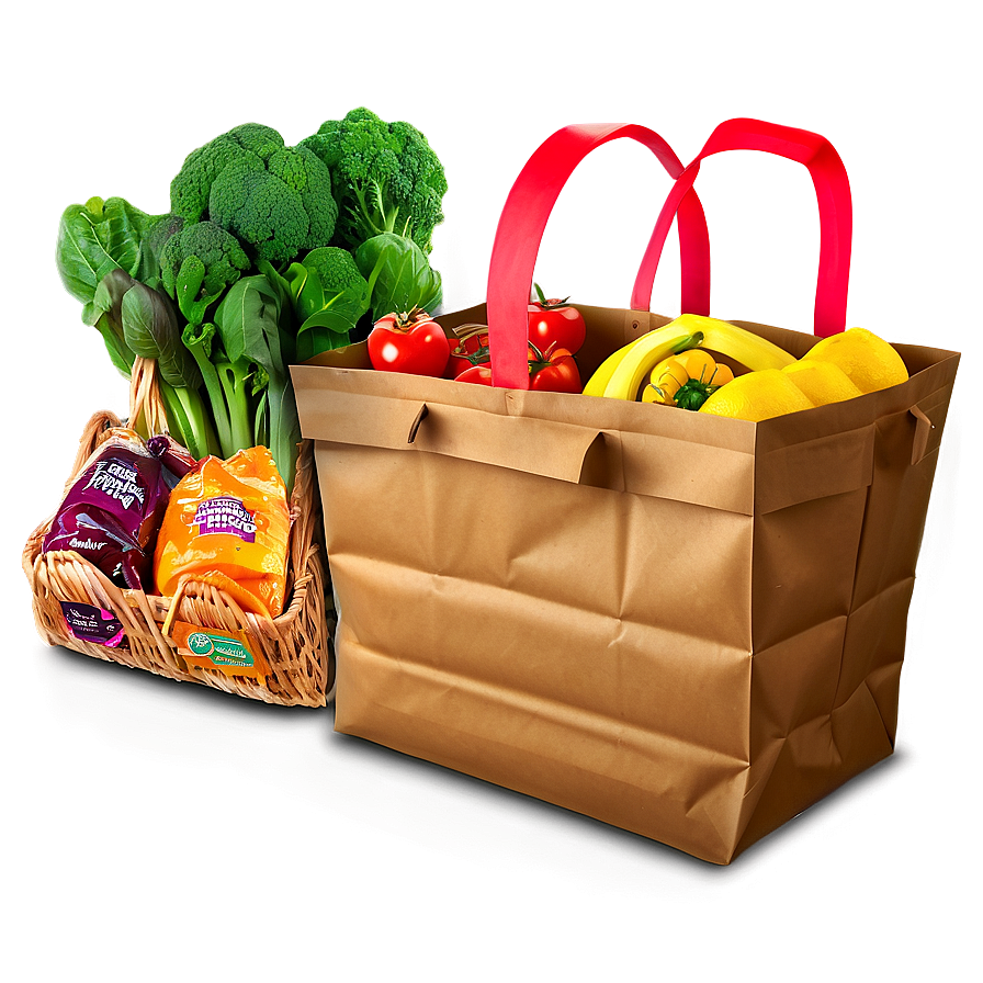 Grocery Shopping Bag Png 75 PNG image