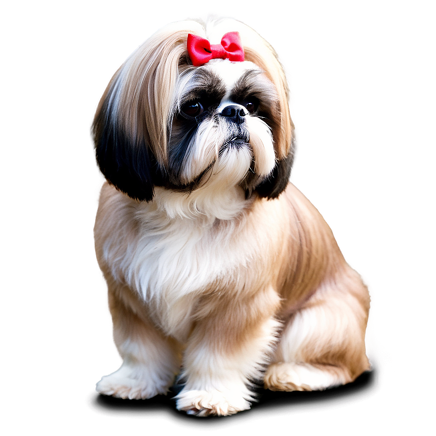 Groomed Shih Tzu Show Dog Png Ifl PNG image