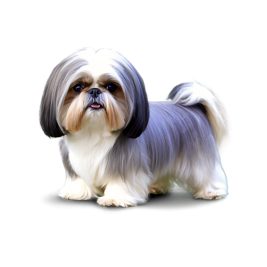 Groomed Shih Tzu Show Dog Png Kml PNG image