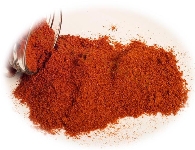 Ground Paprika Spice Pile PNG image