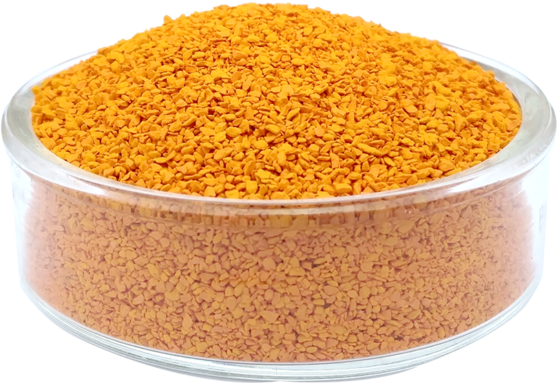 Ground Turmeric Powder Transparent Container PNG image