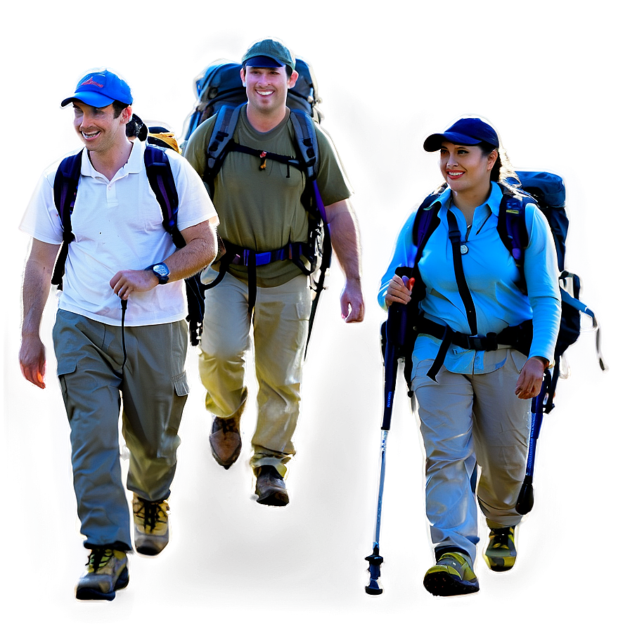 Group Of Hikers Png 06262024 PNG image