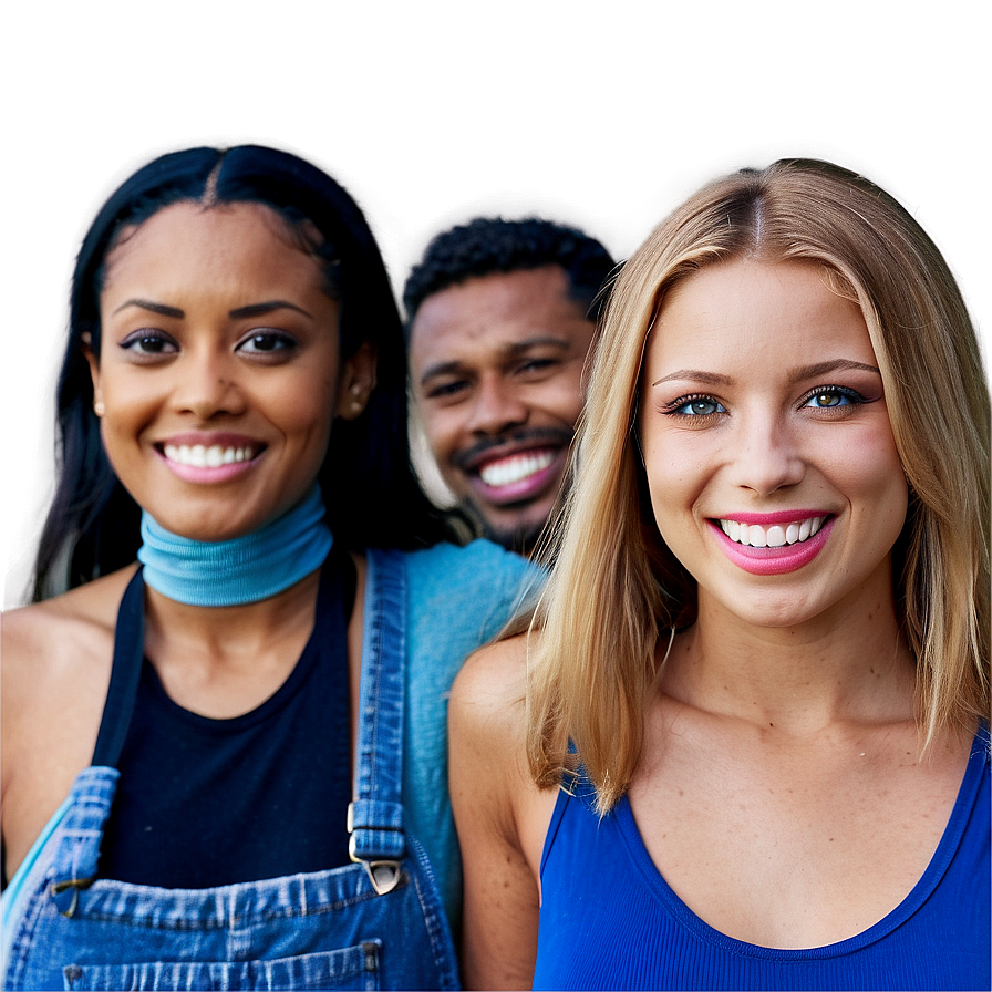 Group Of People Smiling Png 05242024 PNG image