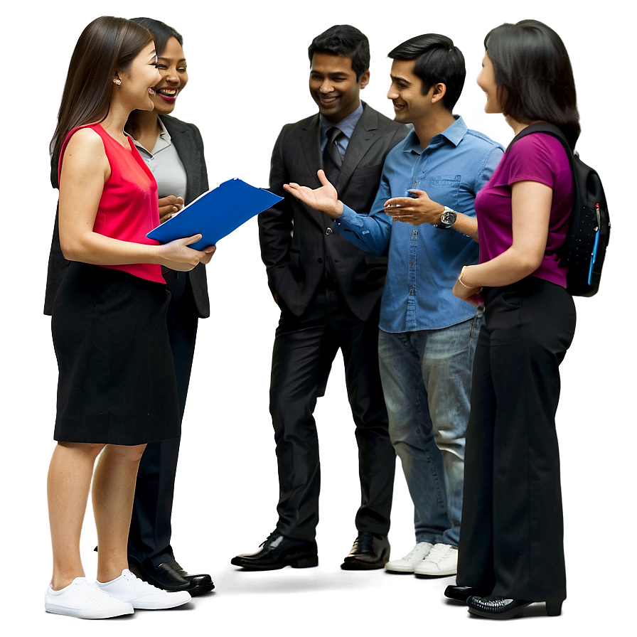 Group Of People Talking Png Buf PNG image