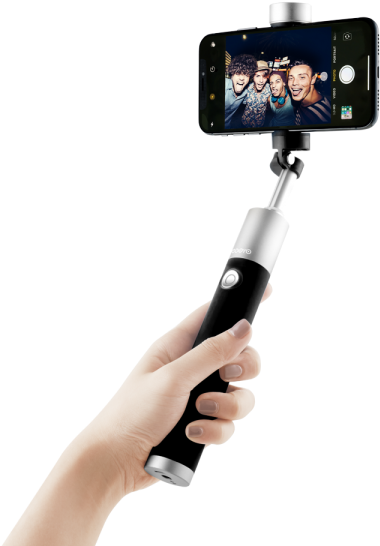 Group Selfie With Selfie Stick.jpg PNG image