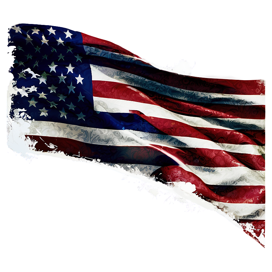 Grunge American Flag High-resolution Png 33 PNG image