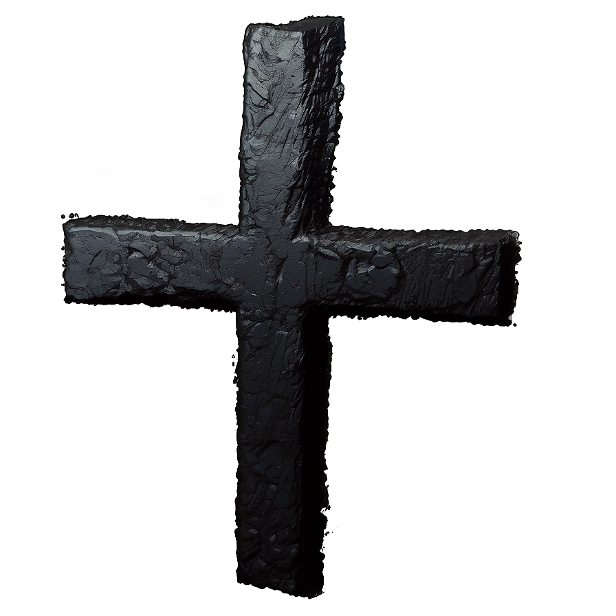 Grunge Black Cross Png Bxg PNG image