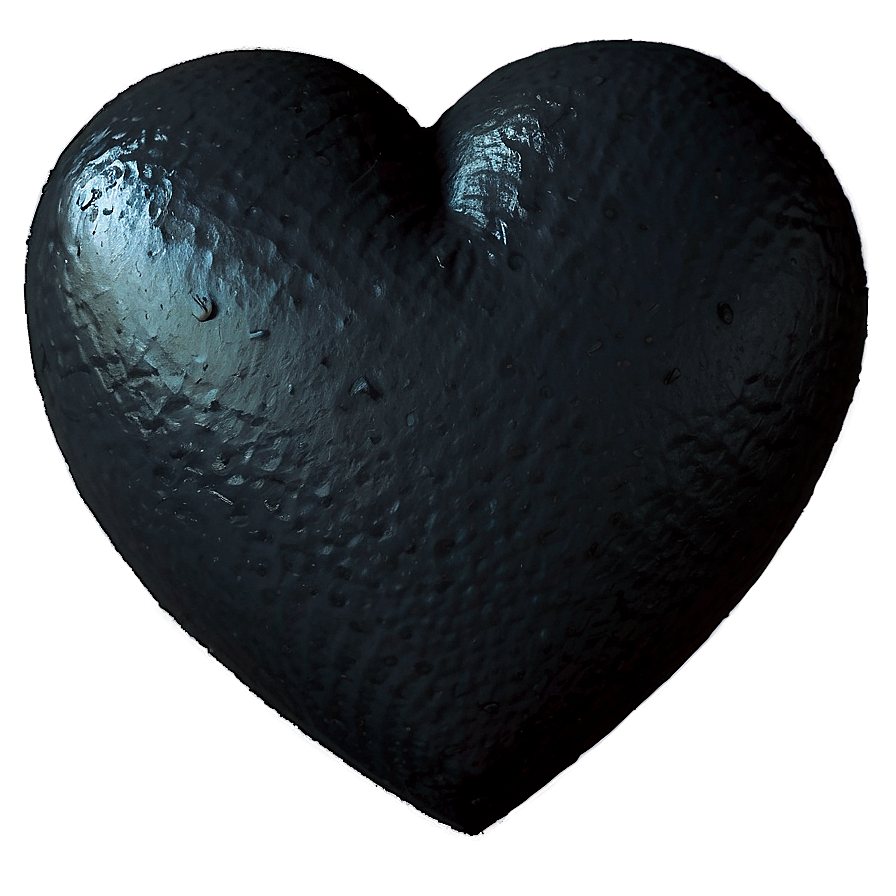 Grunge Black Heart Png 06272024 PNG image