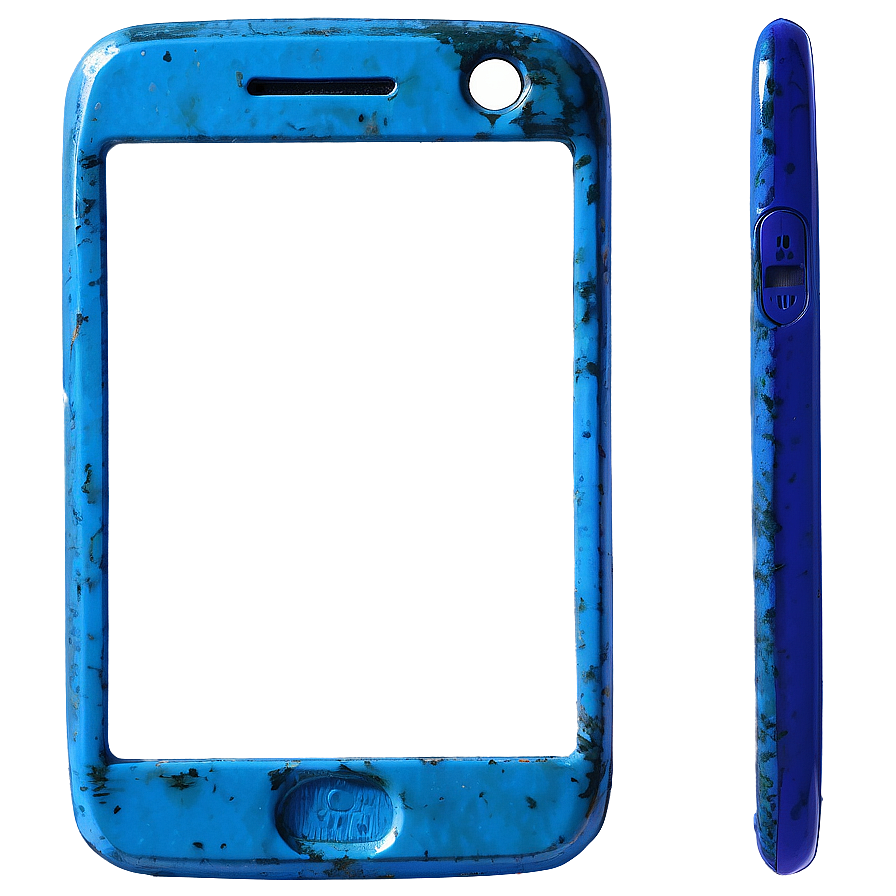 Grunge Cell Phone Frame Png 31 PNG image