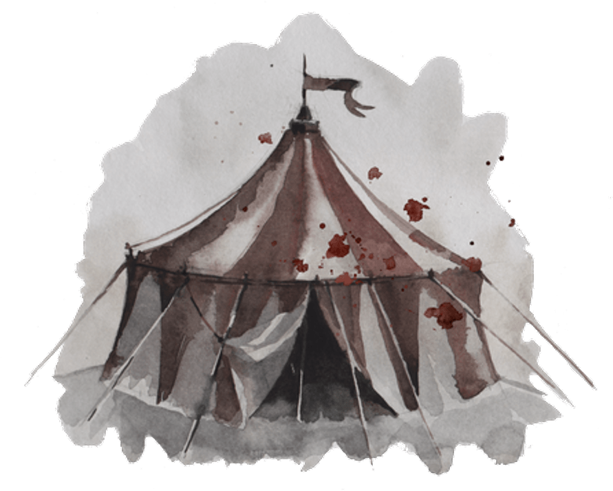 Grunge Circus Tent Artwork PNG image