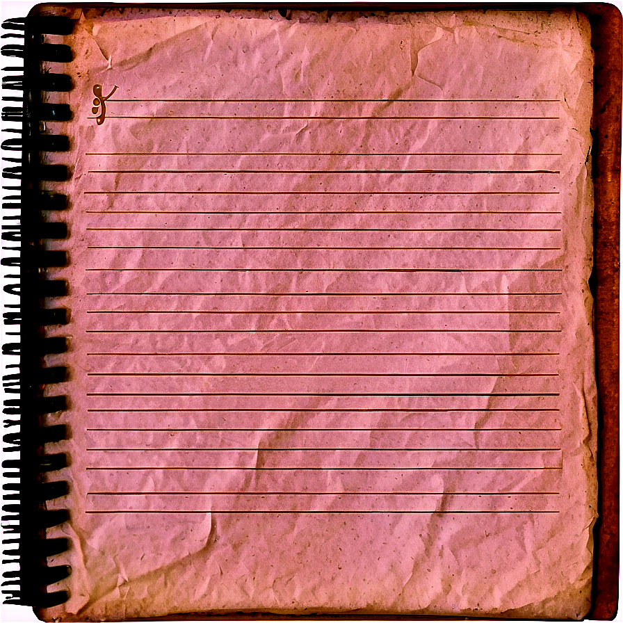 Grunge Notebook Paper Background Png Jep25 PNG image