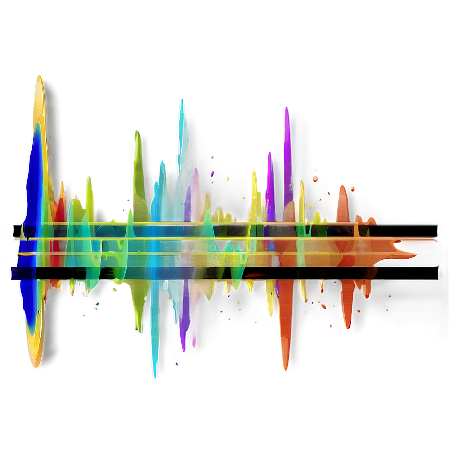 Grunge Sound Wave Png Hku PNG image