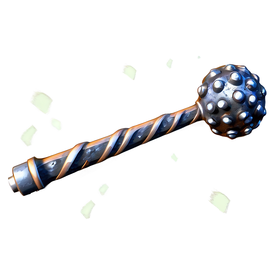 Grunge Style Mace Png 06132024 PNG image