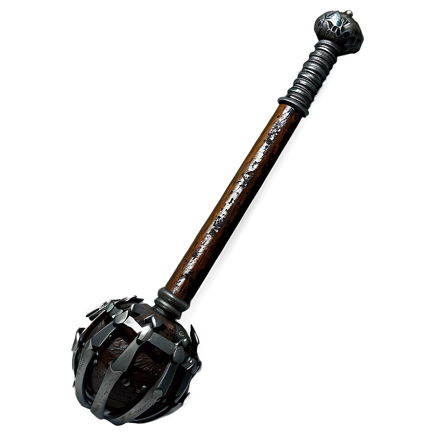 Grunge Style Mace Png 80 PNG image