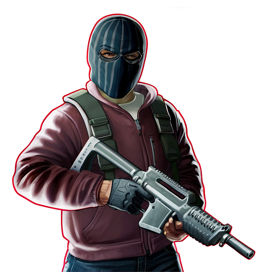 Gta Online Masked Player Png Nsh PNG image