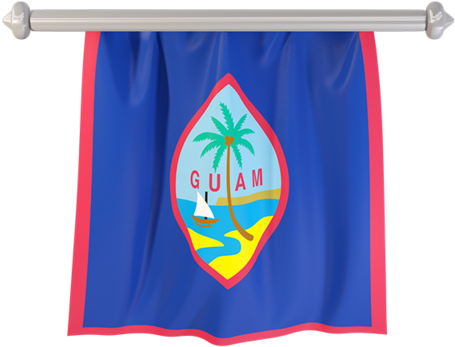 Guam Flag Display PNG image