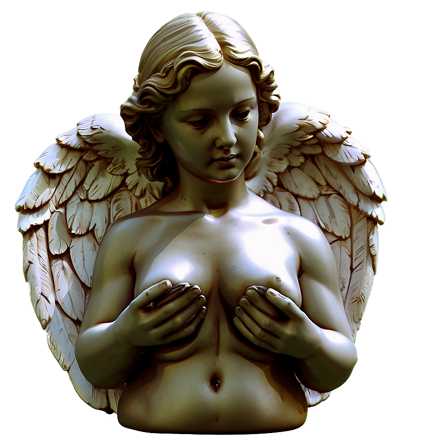 Guardian Angel Statue Art Png Crf PNG image