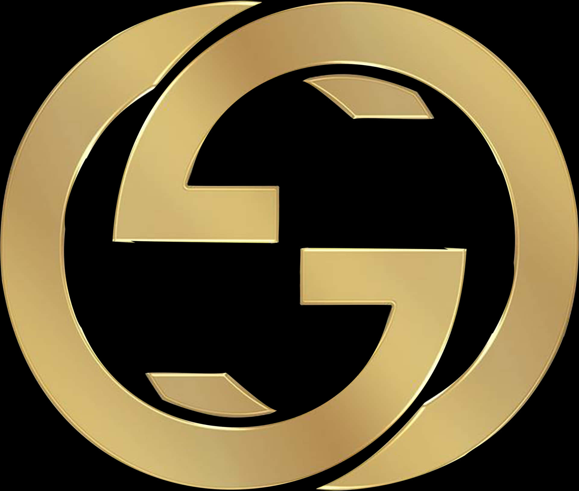 Gucci Golden Logo PNG image