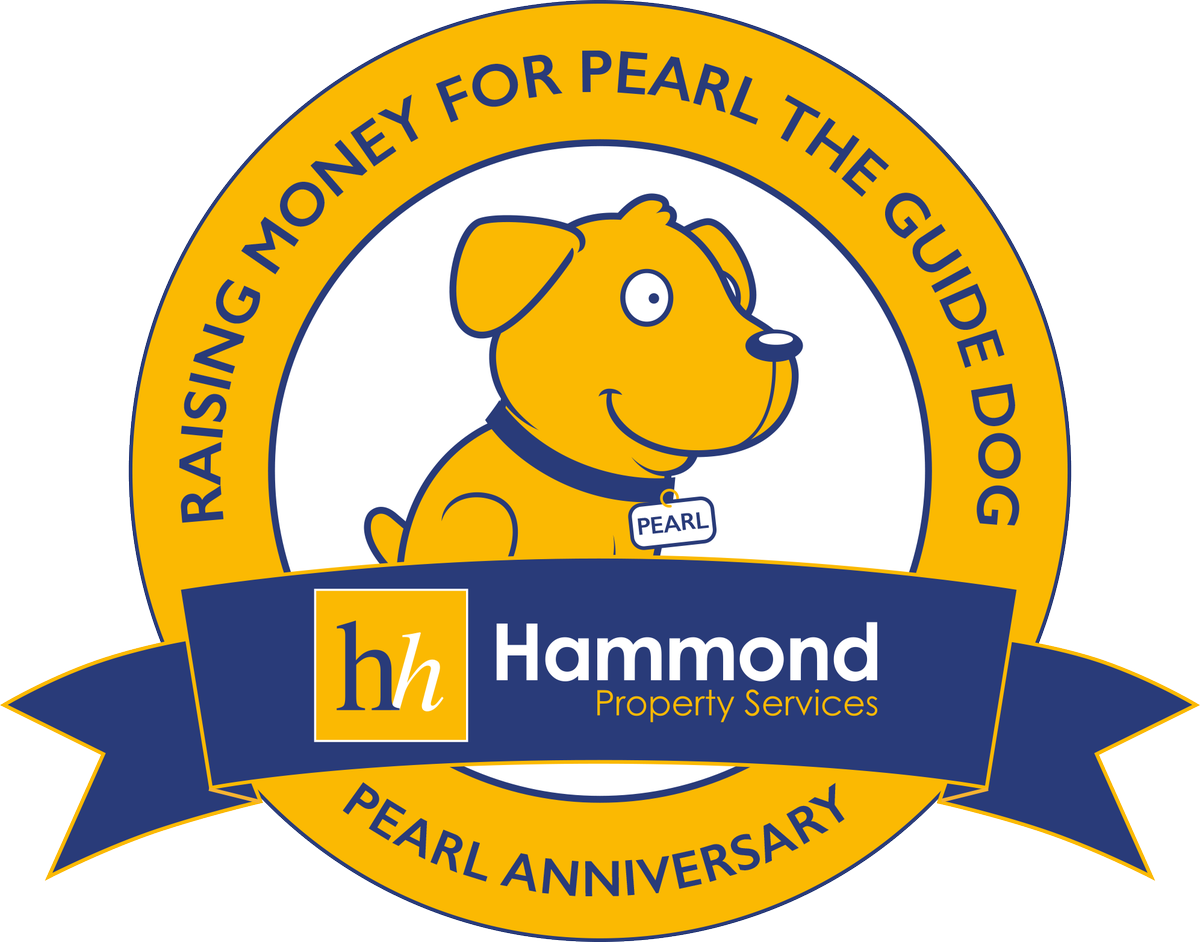 Guide Dog Fundraising Logo Hammond Property Services PNG image