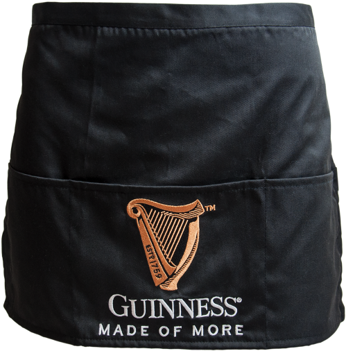 Guinness Branded Bar Apron PNG image