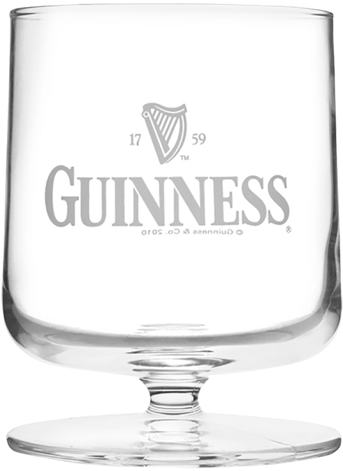 Guinness Branded Glassware PNG image