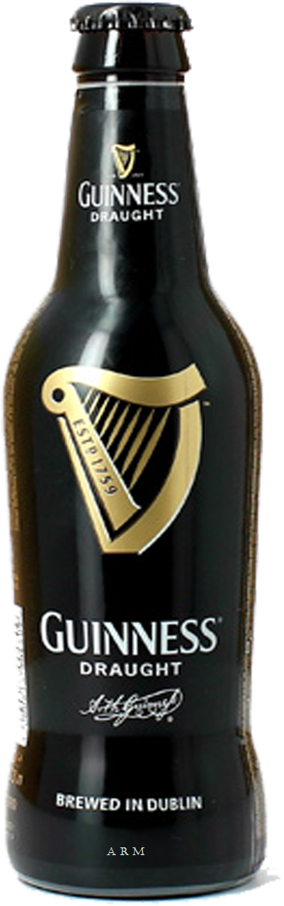 Guinness Draught Bottle PNG image