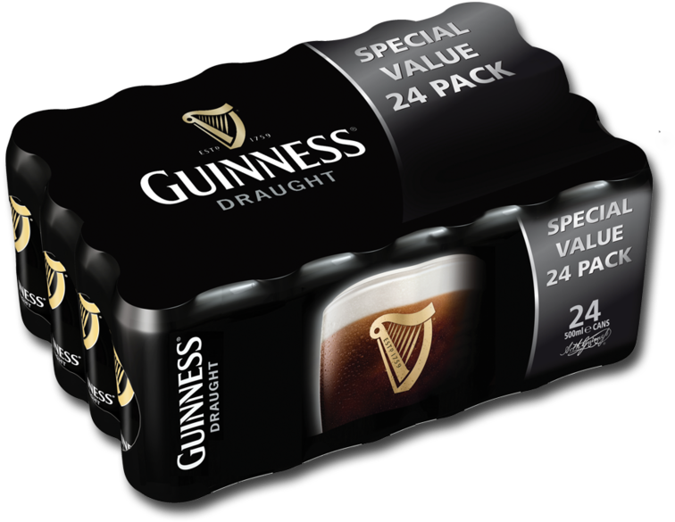 Guinness Draught24 Pack Special Value PNG image