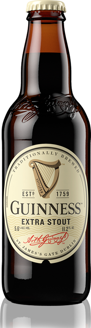 Guinness Extra Stout Bottle PNG image