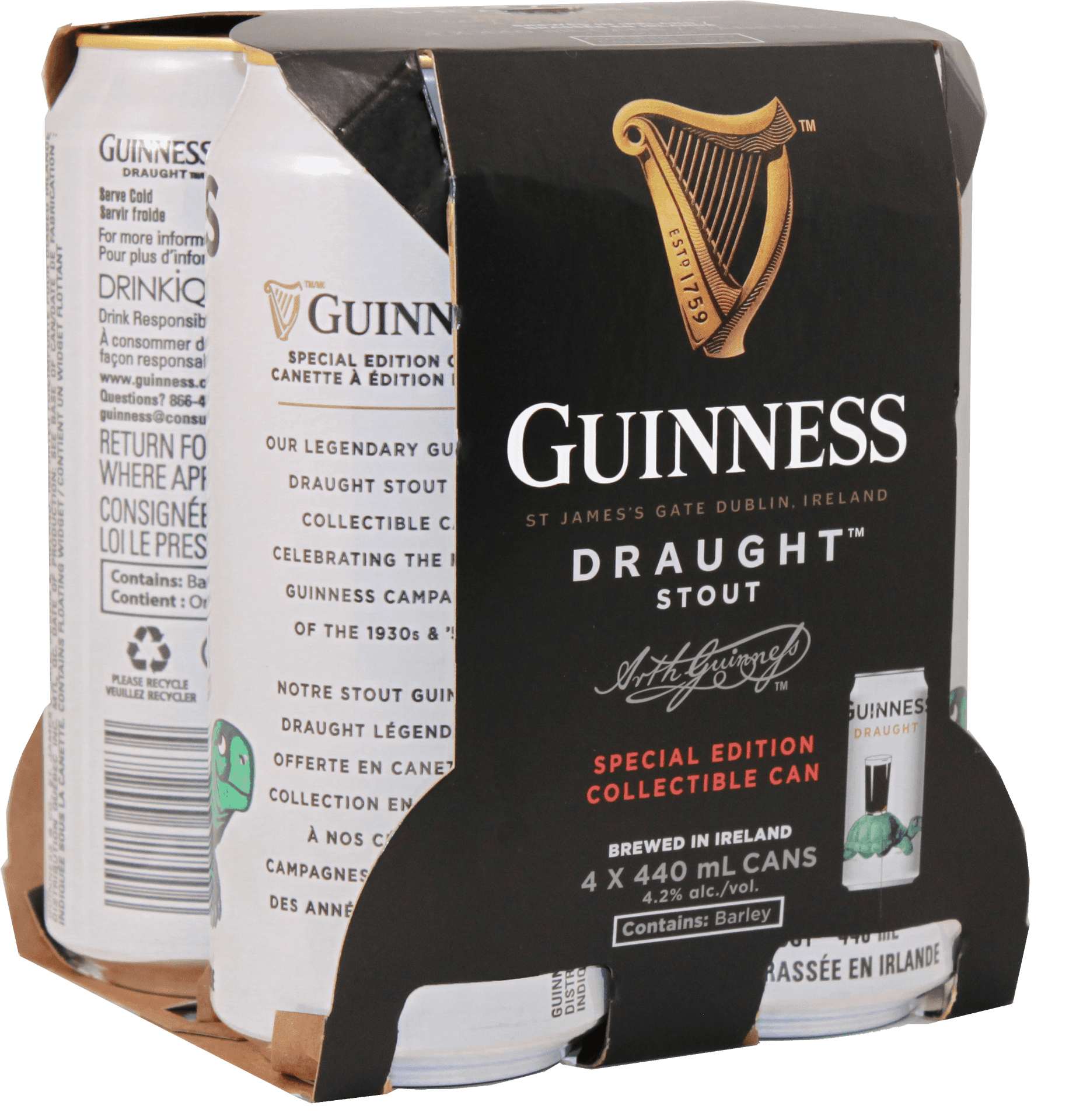 Guinness Special Edition Draught Stout Pack PNG image