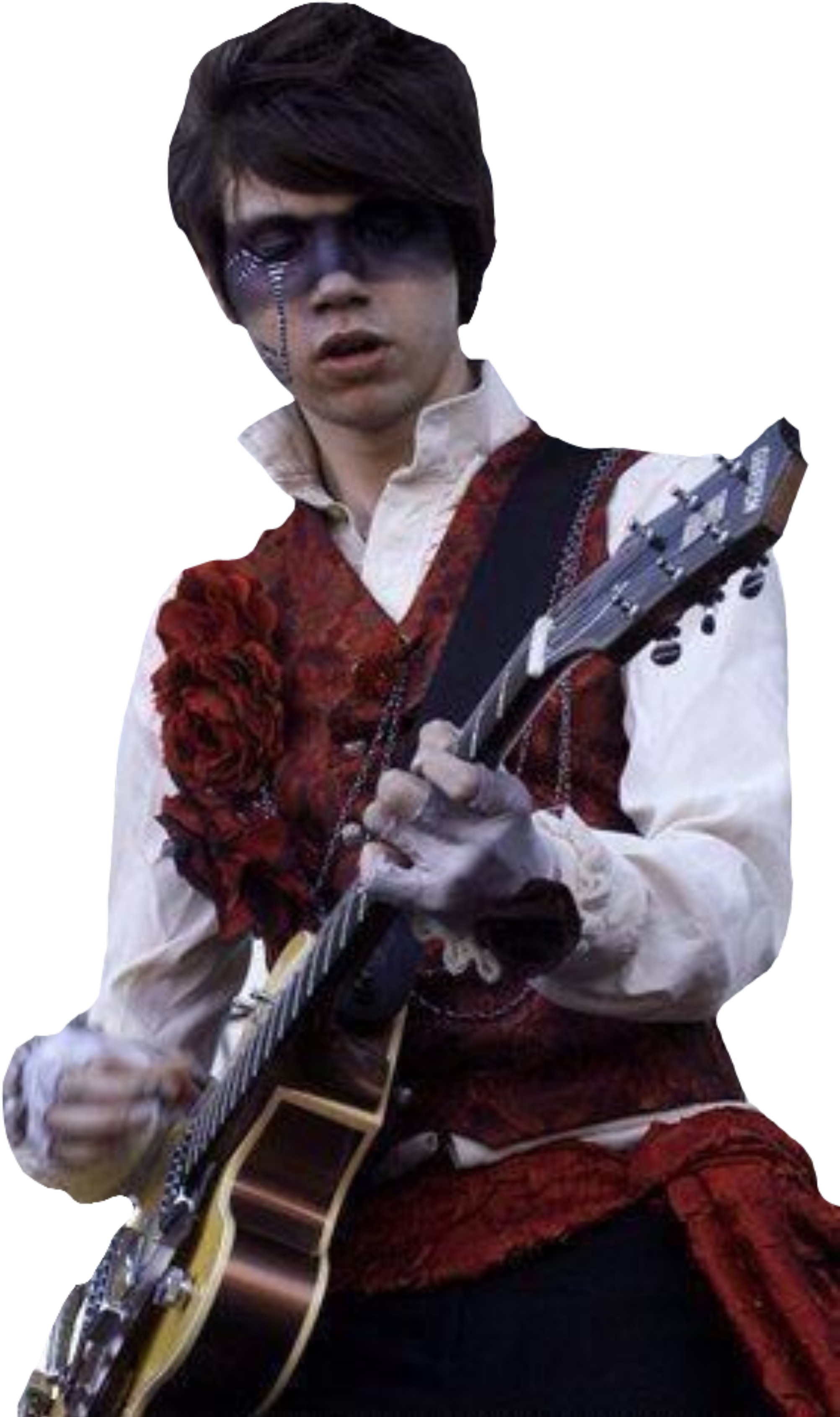 Guitarist_in_ Historic_ Costume PNG image