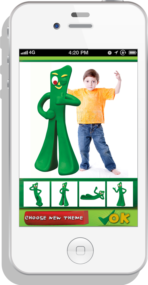 Gumby App Child Interaction PNG image