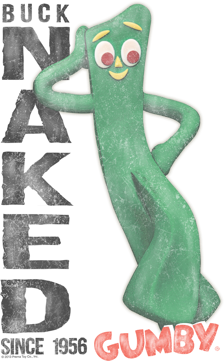 Gumby Character Pose Since1956 PNG image