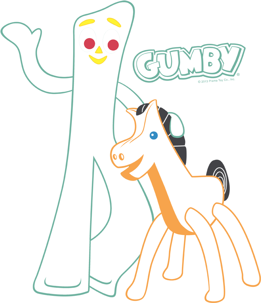 Gumbyand Pokey Friends PNG image