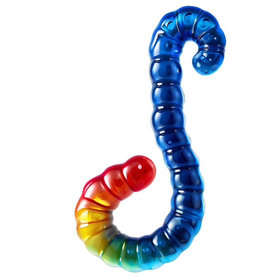 Gummy Worm Transparent Png 06132024 PNG image