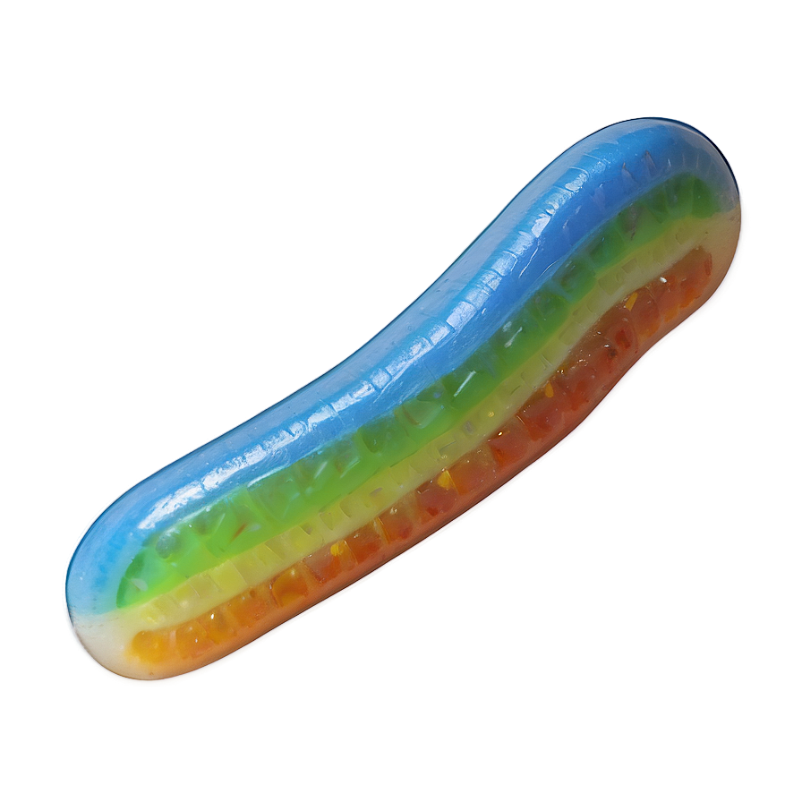 Gummy Worms On White Background Png 06132024 PNG image