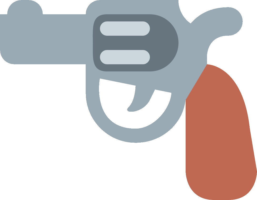 Gun Water Emoji Icon PNG image
