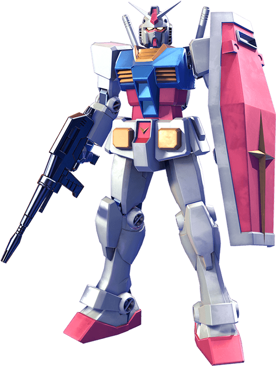 Gundam R X782 Standing Pose PNG image