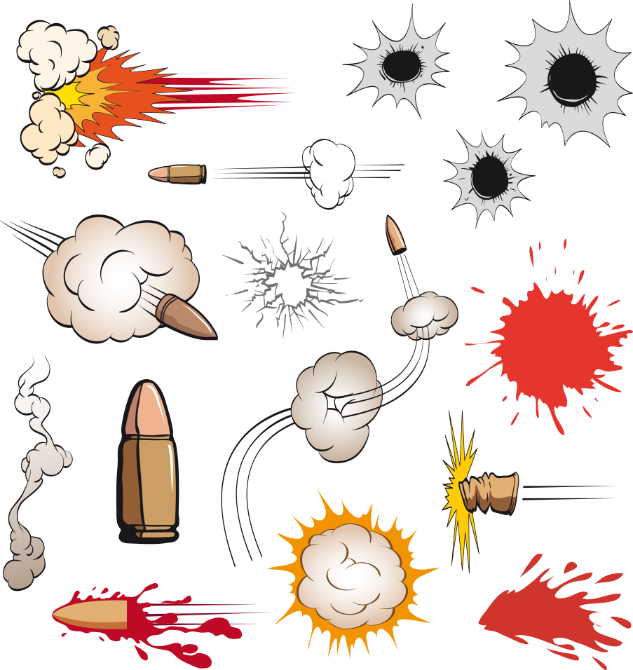 Gunshot_ Effects_ Illustration PNG image