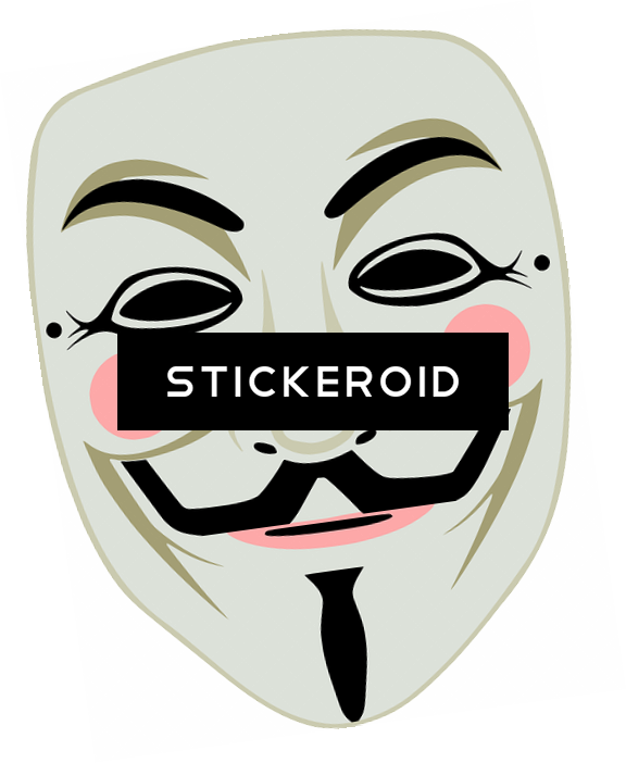 Guy Fawkes Mask Graphic PNG image