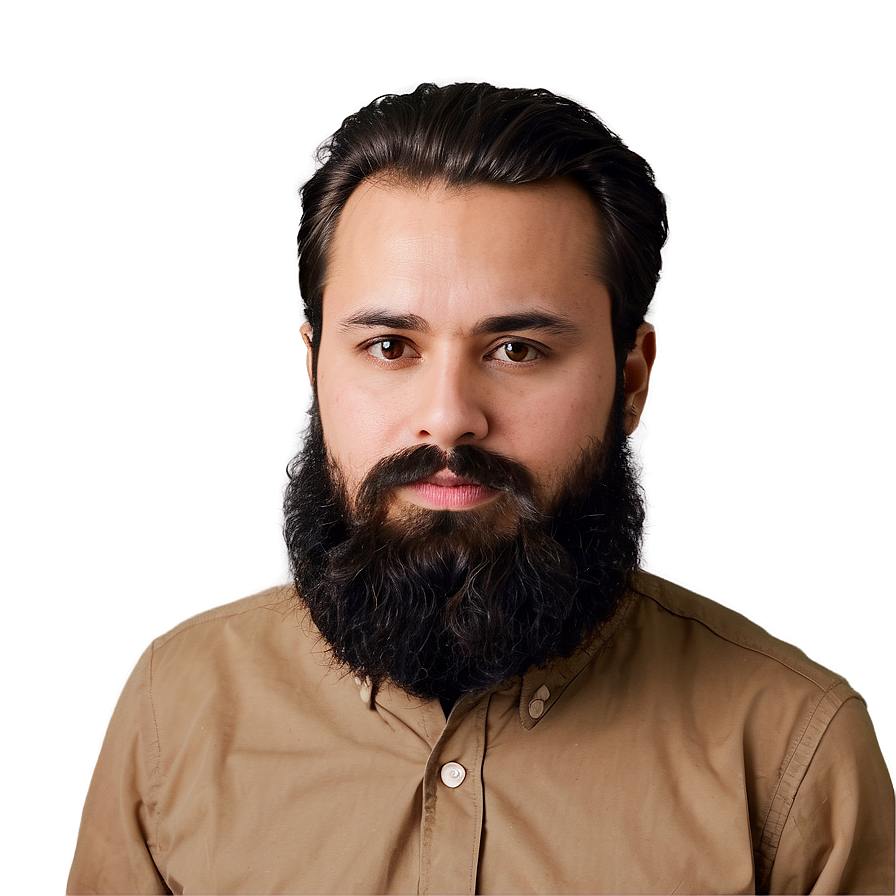 Guy With Beard Png 05242024 PNG image