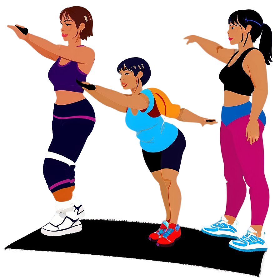 Gym Aerobics Class Png 05212024 PNG image