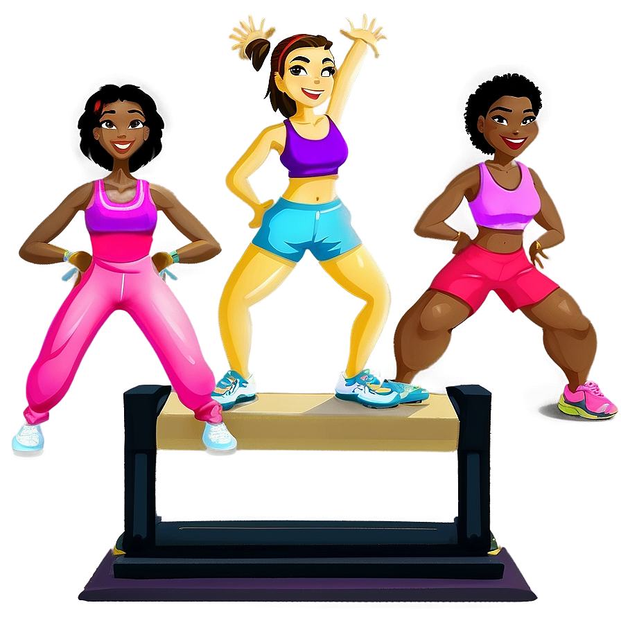 Gym Aerobics Class Png Dlf PNG image