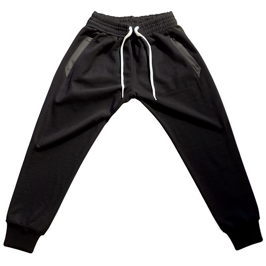 Gym Black Sweatpants Png 21 PNG image