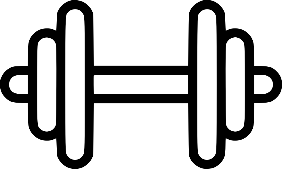 Gym Dumbbell Icon PNG image