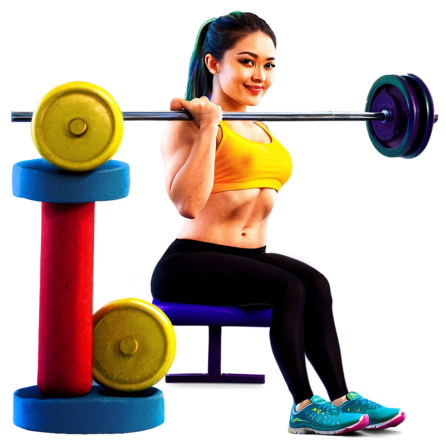 Gym Fitness Trainer Png Isk PNG image