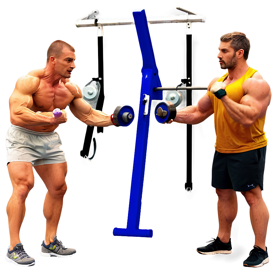 Gym High-intensity Training Png 05212024 PNG image