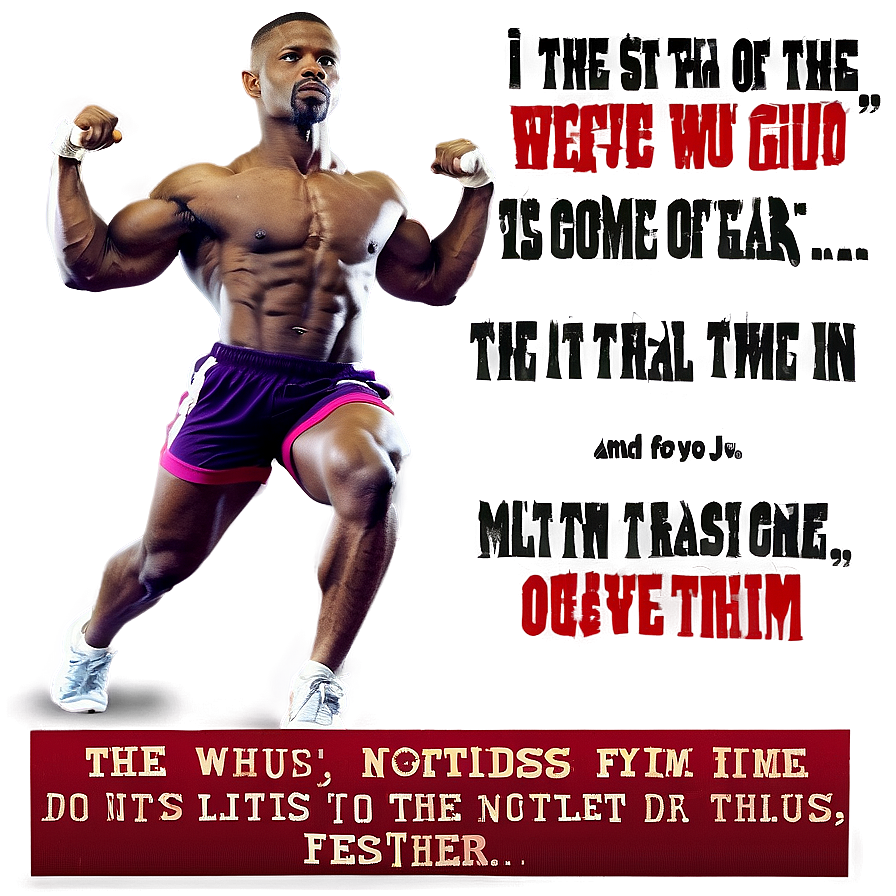 Gym Motivation Quote Png 68 PNG image