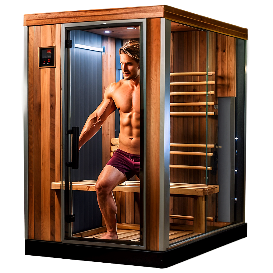 Gym Sauna Room Png 05212024 PNG image